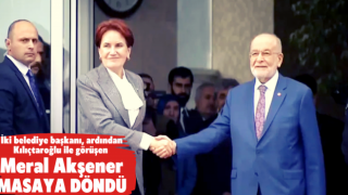 Akşener masaya döndü