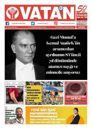 Yeni Vatan – 10 Kasım 2022 – Sayı 1918