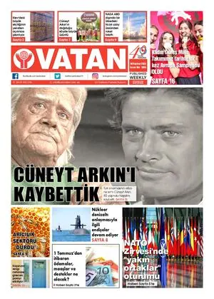 Yeni Vatan – 30 Haziran 2022 – Sayı 1904
