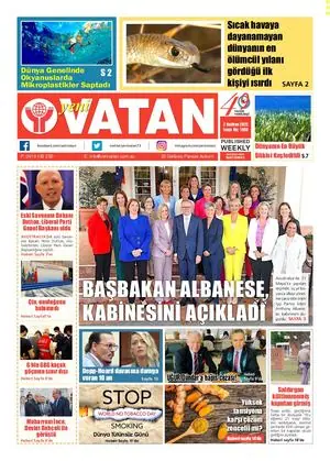 Yeni Vatan – 2 Haziran 2022 – Sayı 1900