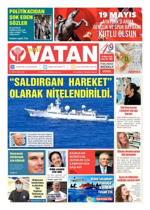 Yeni Vatan – 19 Mayıs 2022 – Sayı 1898