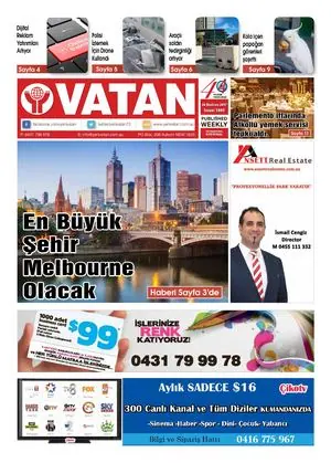 Yeni Vatan – 26 Haziran 2017 – Sayı 1895