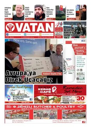 Yeni Vatan – 15 Mayıs 2017 – Sayı 1892