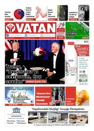 Yeni Vatan – 8 Mayıs 2017 – Sayı 1891