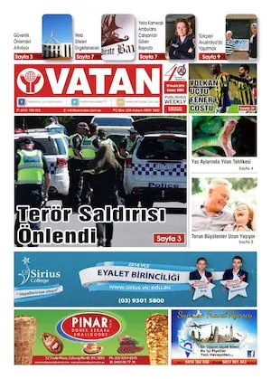 Yeni Vatan – 19 Aralık 2016 – Sayı 1881
