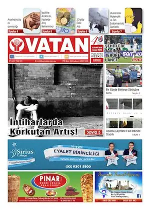 Yeni Vatan – 12 Aralık 2016 – Sayı 1880
