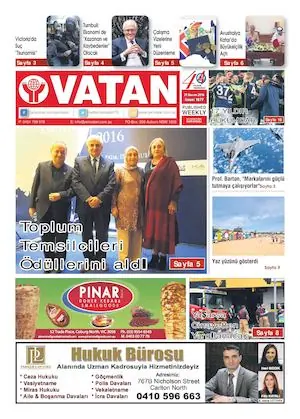 Yeni Vatan – 21 Kasım 2016 – Sayı 1877