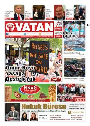 Yeni Vatan – 14 Kasım 2016 – Sayı 1876