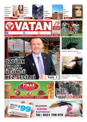 Yeni Vatan – 24 Ekim 2016 – Sayı 1873
