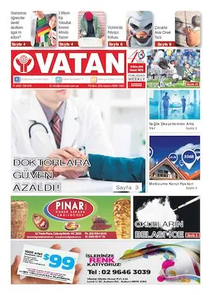 Yeni Vatan – 17 Ekim 2016 – Sayı 1872
