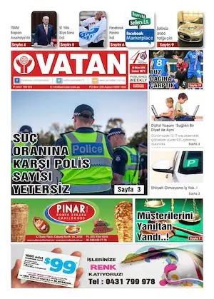 Yeni Vatan – 10 Ekim 2016 – Sayı 1871
