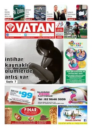 Yeni Vatan – 3 Ekim 2016 – Sayı 1870