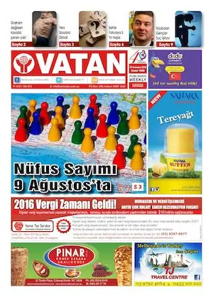 Yeni Vatan – 25 Temmuz 2016 – Sayı 1860