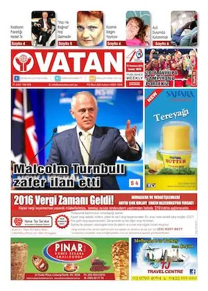 Yeni Vatan – 11 Temmuz 2016 – Sayı 1858