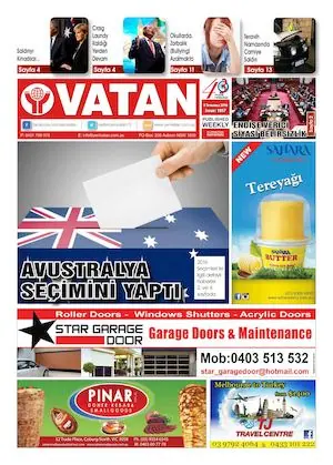 Yeni Vatan – 4 Temmuz 2016 – Sayı 1857