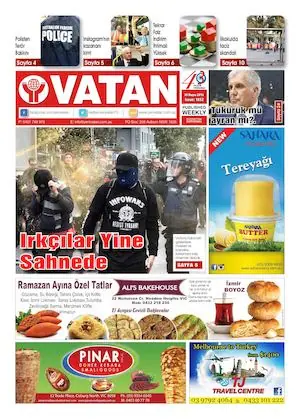 Yeni Vatan – 30 Mayıs 2016 – Sayı 1852
