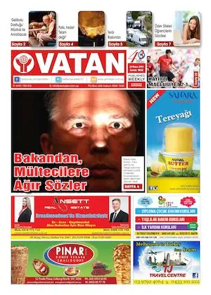 Yeni Vatan – 20 Mayıs 2016 – Sayı 1851
