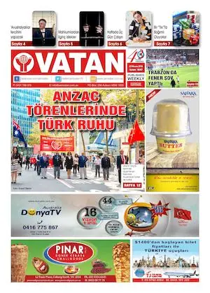 Yeni Vatan – 25 Nisan 2016 – Sayı 1847