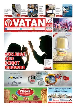 Yeni Vatan – 18 Nisan 2016 – Sayı 1846