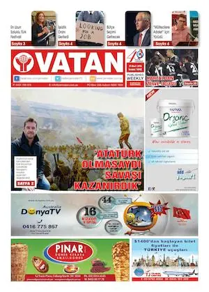 Yeni Vatan – 21 Mart 2016 – Sayı 1842