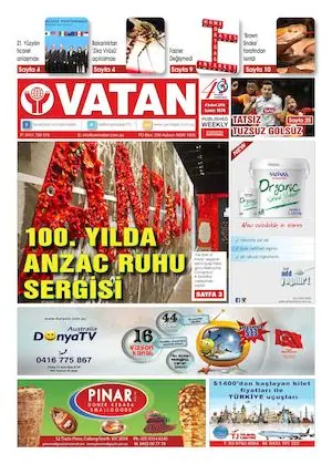 Yeni Vatan – 8 Şubat 2016 – Sayı 1836