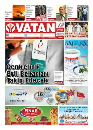 Yeni Vatan – 1 Şubat 2016 – Sayı 1835