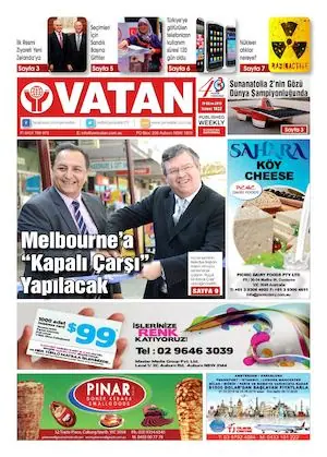 Yeni Vatan – 19 Ekim 2015 – Sayı 1822