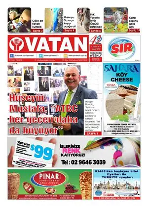 Yeni Vatan – 17 Ağustos 2015 – Sayı 1813