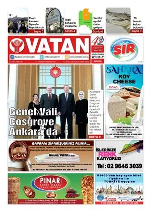 Yeni Vatan – 3 Ağustos 2015 – Sayı 1811