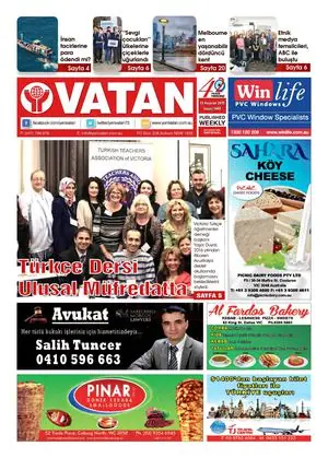 Yeni Vatan – 15 Haziran 2015 – Sayı 1805