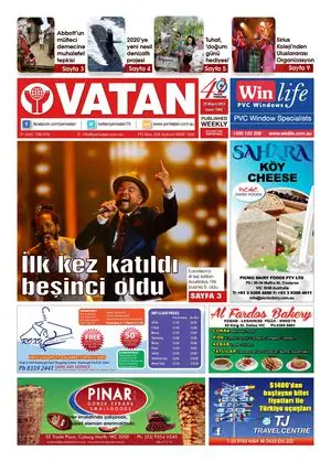Yeni Vatan – 25 Mayıs 2015 – Sayı 1802
