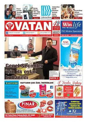 Yeni Vatan – 11 Mayıs 2015 – Sayı 1800