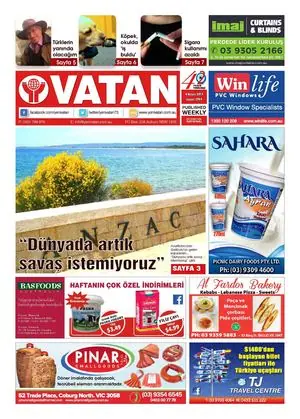 Yeni Vatan – 4 Mayıs 2015 – Sayı 1799