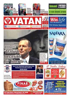Yeni Vatan – 27 Nisan 2015 – Sayı 1798