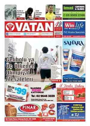 Yeni Vatan – 23 Mart 2015 – Sayı 1793