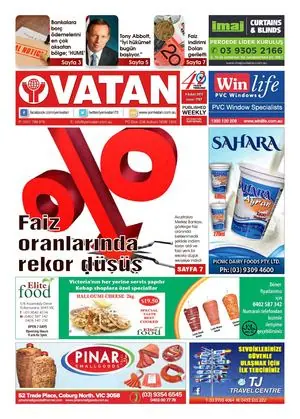 Yeni Vatan – 9 Şubat 2015 – Sayı 1787
