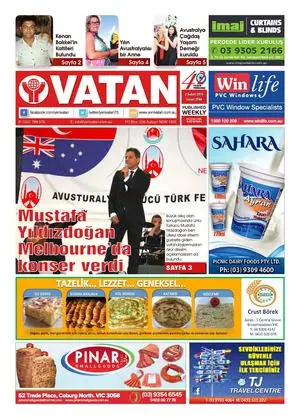 Yeni Vatan – 2 Şubat 2015 – Sayı 1786