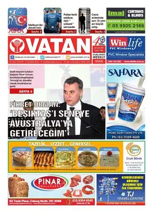 Yeni Vatan – 26 Ocak 2015 – Sayı 1785
