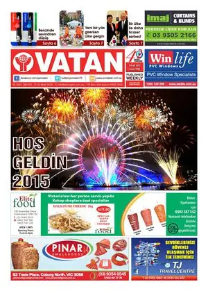 Yeni Vatan – 5 Ocak 2015 – Sayı 1782