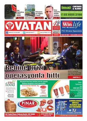 Yeni Vatan – 15 Aralık 2014 – Sayı 1780