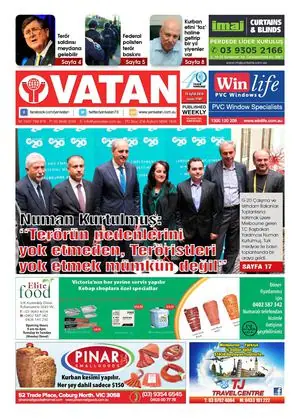 Yeni Vatan – 15 Eylül 2014 – Sayı 1767