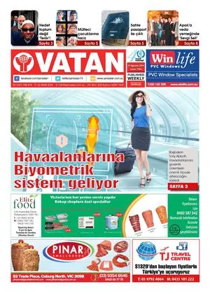 Yeni Vatan – 25 Ağustos 2014 – Sayı 1764