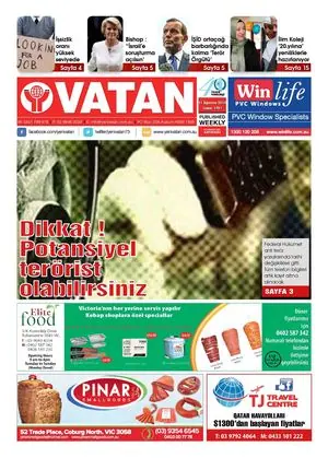 Yeni Vatan – 11 Ağustos 2014 – Sayı 1762