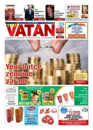 Yeni Vatan – 19 Mayıs 2014 – Sayı 1750