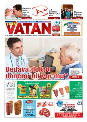 Yeni Vatan – 28 Nisan 2014 – Sayı 1747