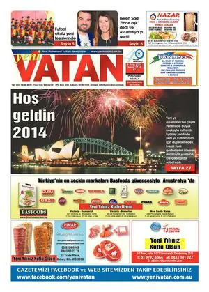 Yeni Vatan – 9 Ocak 2014 – Sayı 1732