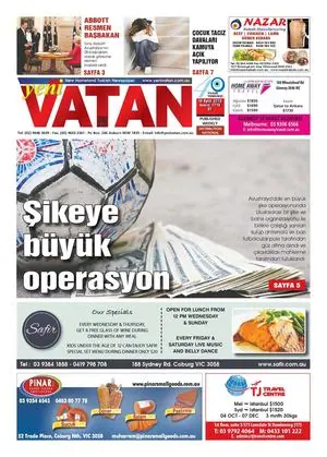 Yeni Vatan – 19 Eylül 2013 – Sayı 1718