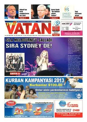 Yeni Vatan – 29 Ağustos 2013 – Sayı 1715