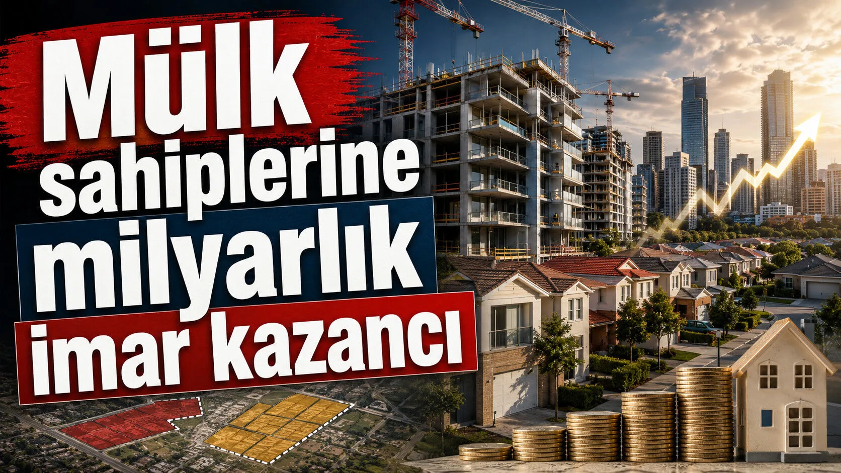Mülk sahiplerine milyarlık imar kazancı konulu temsili editoryal görsel