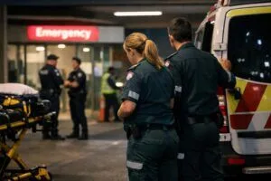 Hamile ambulans görevlisine hastanede saldırı haberini anlatan temsili editoryal görsel